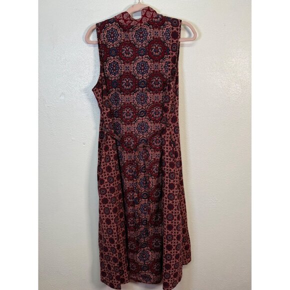 April Cornell Women's Sleeveless Floral Maxi Dress Large Bohemian Country - Picture 2 of 12